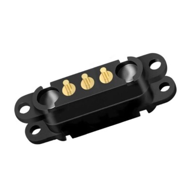 LK-3PIN-2080404 3-Pin 2.54mm Pogo Pin Manyetik Konnektör Takımı - Kulaklı - 2