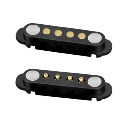 LK-4PIN-1950404 4-Pin 2.54mm Pogo Pin Manyetik Konnektör Takımı 
