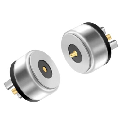 LK-MAG-2PIN-R1052 2-Pin 10mm Pogo Pin Manyetik Konnektör Takımı - 1
