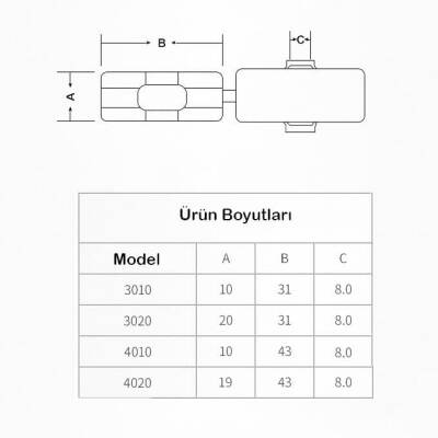 LMC 3010 Kablo Etiket Kutusu Su Geçirmez - 2