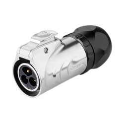 LP-20-C03PE-03-001A 3-Pin Su Geçirmez Konnektör - Erkek - 1