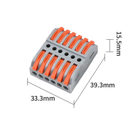 LT-223-6X 6-Input 6-Output Cable Connector - 3