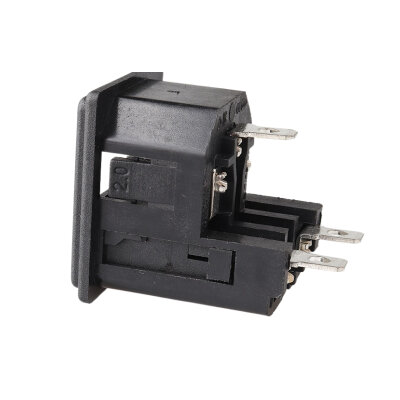 LZ-14-F8 Double Fused Triple Male Power Socket - 2