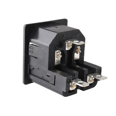 LZ-14-F8 Double Fused Triple Male Power Socket - 3