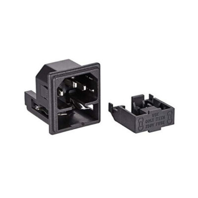 LZ-14-F8 Double Fused Triple Male Power Socket - 4