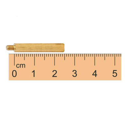 M2 25mm Metal Dişi-Erkek Aralayıcı (Standoff) - Metal Distans - 1