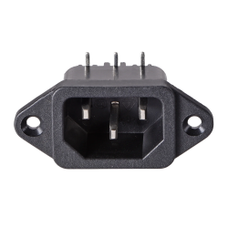 Male Power Socket 90 Degree - 1