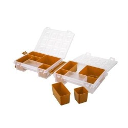 Mano Twin Toolbox Orange T-ORG-7 Organizer 