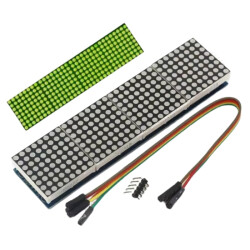 Max7219 4-in-1 Dot Matrix Module - Green 