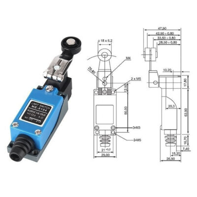 ME-8104 Metal Gövde Limit Switch - 2