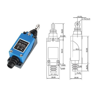 ME-8122 Metal Gövde Limit Switch - 2