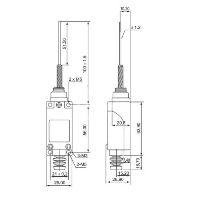 ME-8169 Metal Body Limit Switch - 2