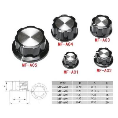 MF-A01 4.2mm Potansiyometre Başlığı - 20x12mm - 2