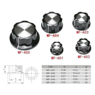 MF-A02 6mm Potentiometer Head - 23x13mm - 2