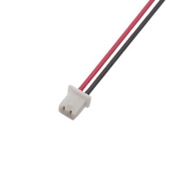 Micro JST 1.25 2 Pin Female Connector 18cm