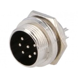Mike Connector 7-Pin 12mm - Male 