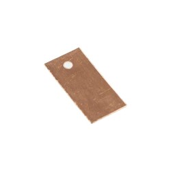 Mini Copper Sheet 30x15.5x0.5mm - 1