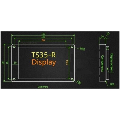 MKS DLC32 v2.0 GRBL CNC Control Board Kit + TS35-R LCD Display - 5