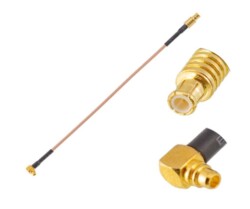 MMCX-JW MCX-J RG316 Dönüştürücü Kablo - 9cm
