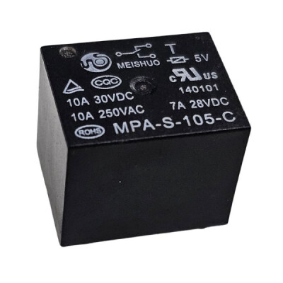 MPA-S-105-C 5V 10A Röle 5-Pin - 1