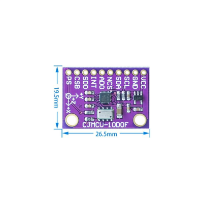 MPU9250 / MS5611 Yüksek Hassasiyetli 9 Eksen 10DOF Modül - 2