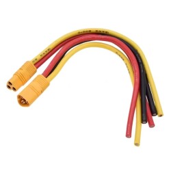 MT60 3-Pin Female-Male Lipo Battery Charging Cable Set 10cm