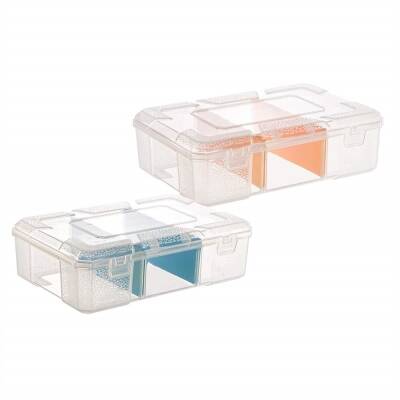 Multi-Purpose 3 Compartment Covered Material Box - 1