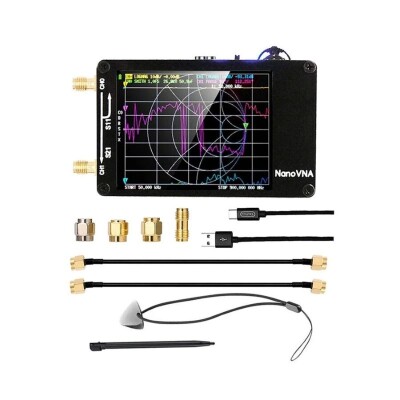 NanoVNA-H 50KHz-900MHz Vektör Ağ Spektrum Analizörü - 1