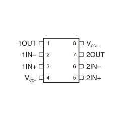 NE5532 SOIC-8 SMD OpAmp IC - 2