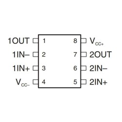 NE5532P DIP-8 OpAmp IC - 2