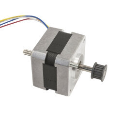 NEMA 17 Çift Milli Step Motor 17HD0248-2417 - 3