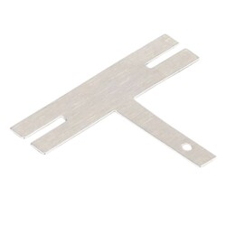 Nickel Center Plate 26x14.3x0.12mm