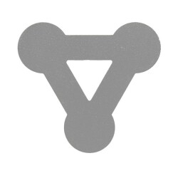 Nickel Center Plate 27.5x0.12mm