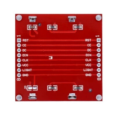 Nokia 5110 LCD Screen - Red PCB - 3