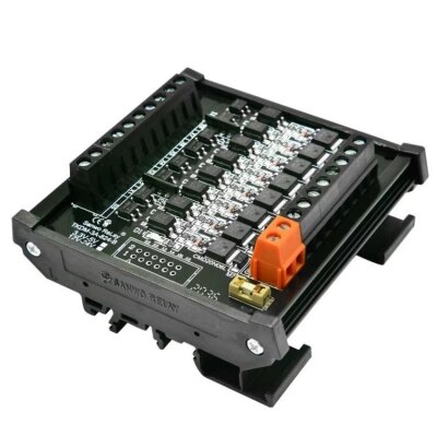 NPN 8'li Mosfet Çıkış Güçlendirici Kart -  PLC DC Amplifier Board - 1