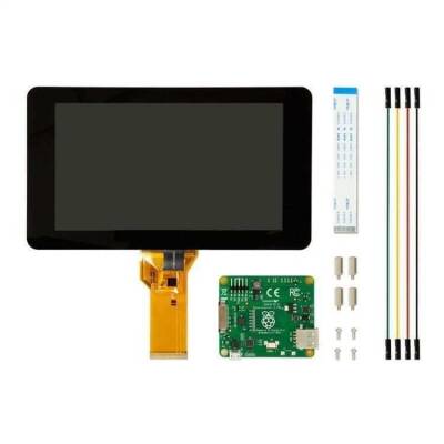 Orjinal Raspberry Pi 7 Inch Dokunmatik Ekran - 1