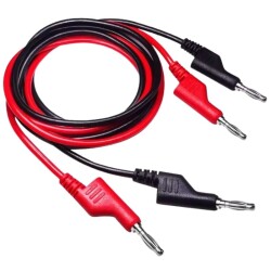 P1036 Multimeter Test Lead Cable Kit - Red/Black 