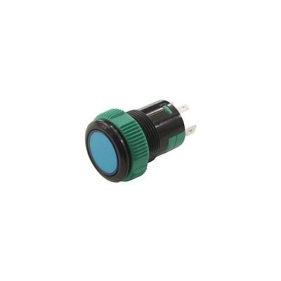 P2 19MM Self-locking Led Plastic Button Blue - 1