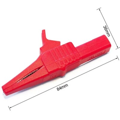 P2003 Alligator Clip Multimeter Test Clip - Red/Black - 2