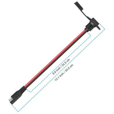 Panel Tipi Su Geçirmez SAE Konnektör - Solar Jeneratör Batarya Şarj Cihazı Uyumlu - 3