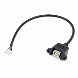 Panel Type USB-B Male - MX 1.25 5-Pin Female Motherboard Cable