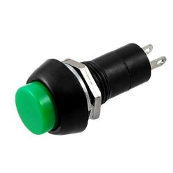 PBS-11B 12mm Momentary Push Button - Green