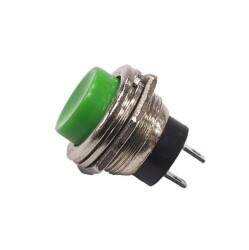 PBS26 16mm Push Button - Green