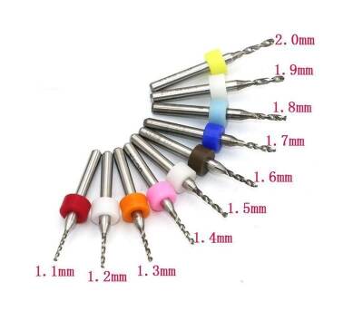 PCB Drill Bit Set - 1.1-2.0mm - 1