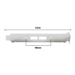 PCI Rear Panel Bracket - Dual USB Compatible - 2