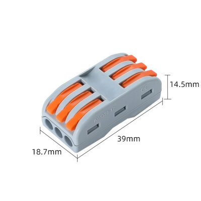 PCT-223 3-Input 3-Output Cable Connector - 3