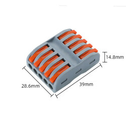 PCT-225 5-Input 5-Output Cable Connector - 3