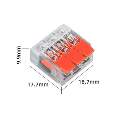 PCT-413 3 Pin Terminal Block with Claws - 3
