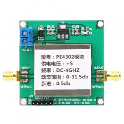 PE4302 Digital Programmable Stepped Attenuator Module DC 4GHZ 0-31.5DB - 2