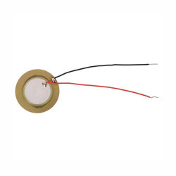 Piezo Disk - Kablolu - 35 mm Çap 